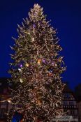 Travel photography:Christmas tree at the Strasbourg Christmas market, France