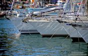Travel photography:Sailing boats in Bonifacio Harbour, France