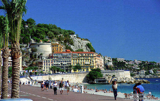 The promenade des Anglais in Nice