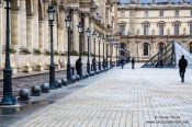 Travel photography:Arches at the Louvre museum in Paris, France