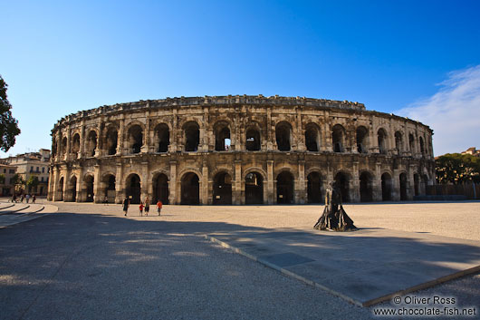 The coliseum in Nimes  