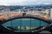 Travel photography:View of the Mamac museum in Nice, France