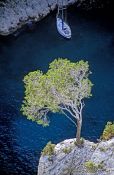 Travel photography:Boat in the Calanques de Provence, France