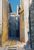 Travel photography:Street in Forcalqueret, France