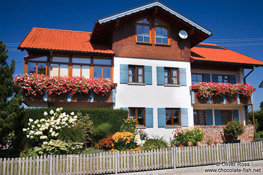Typical house in the Allgäu
