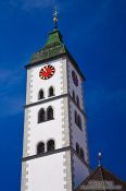 Travel photography:Church tower in Wangen , Germany