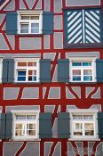 Travel photography:Half-timbered facade in Wangen, Germany