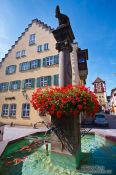 Travel photography:Fountain in Wangen , Germany