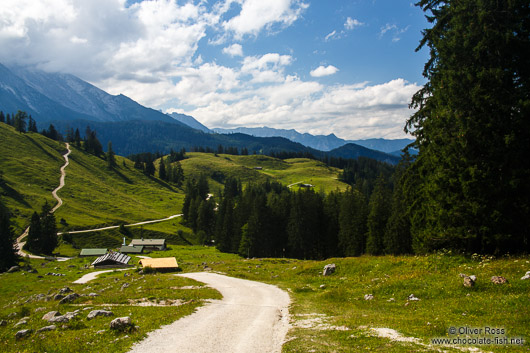 Path in the Berchtesgaden mountains