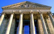 Travel photography:The Reichstag facade, Germany