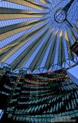 Travel photography:Roof detail of the Sony Centre on Potsdamer Platz, Germany