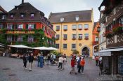Travel photography:Town square in Meersburg , Germany