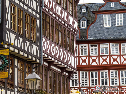 Half-timbered houses at the Frankfurt Römer
