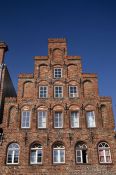 Travel photography:House facade in Lübeck, Germany