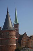 Travel photography:Lübeck city view, Germany