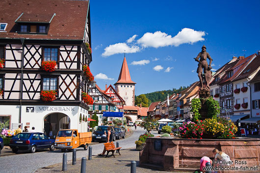 Main town square in Gengenbach