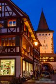 Travel photography:Gengenbach after sunset, Germany