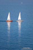 Travel photography:Sailing boats in the Baltic Sea near Bülk, Germany