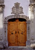 Travel photography:Old door in Constance (Konstanz), Germany