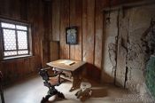 Travel photography:Martin Luther`s room on the Wartburg, Germany