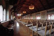 Travel photography:The Festsaal (celebration chamber) on the Wartburg Castle, Germany