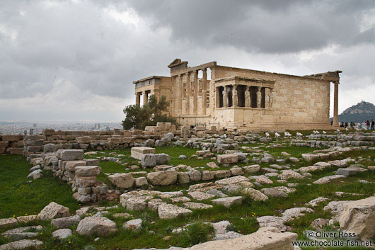 The Erechtheum on the Athens Akropolis