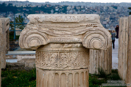 Column fragment on the Athens Akropolis