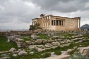 Travel photography:The Erechtheum on the Athens Akropolis, Greece