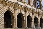 Travel photography:Arches at the Venetian loggia in Iraklio (Heraklion), Grece