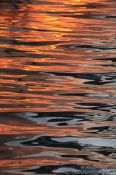 Travel photography:Sunset reflections in Igoumenitsa harbour, Greece