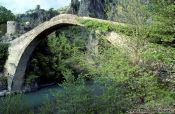 Travel photography:Ancient bridge in Konitsa, Greece