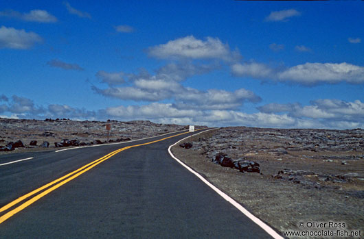 Crater Rim Road in Volcano Ntl Park