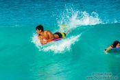 Travel photography:Body surfing on Hawaii, USA