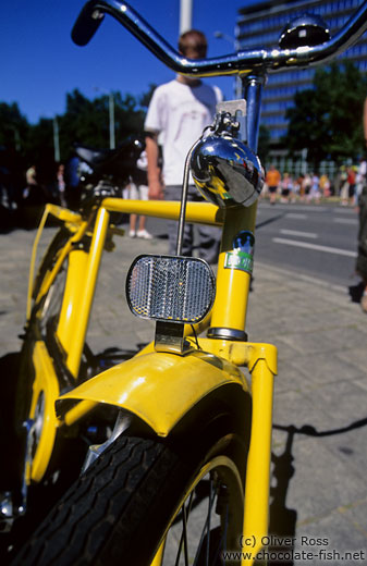 Yellow bicycle in Eindhoven