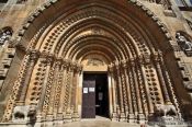 Travel photography:Entrance portal to the Ják chapel in Budapest´s Vajdahunyad castle, Hungary