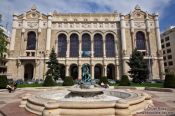 Travel photography:Vigadó theatre in Budapest, Hungary