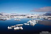 Travel photography:Icebergs in Jökulsárlón lake, Iceland
