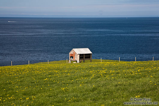Small shed near the Sauðanes lighthouse