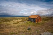 Travel photography:Abandoned shed on Skagi peninsula, Iceland