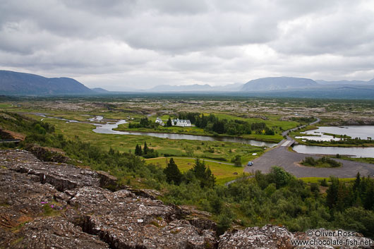The ridge dividing the Eurasian from the North American plate