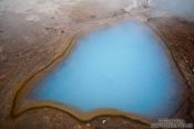 Travel photography:Geothermal pool at the Geysir Centre on the Golden Circle tourist route, Iceland