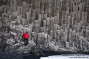 Travel photography:Basalt formations at Vik, Iceland