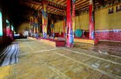 Travel photography:Inside the Diskit Gompa (Buddhist monastery), India