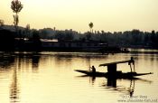 Travel photography:Boat on Dal lake in Srinagar (Kashmir), India