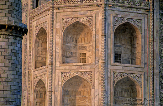 Taj Mahal facade detail