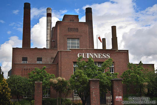 Old Guinness brewery in Dublin 