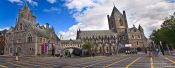 Travel photography:Christ Church Cathedral panorama in Dublin, Ireland