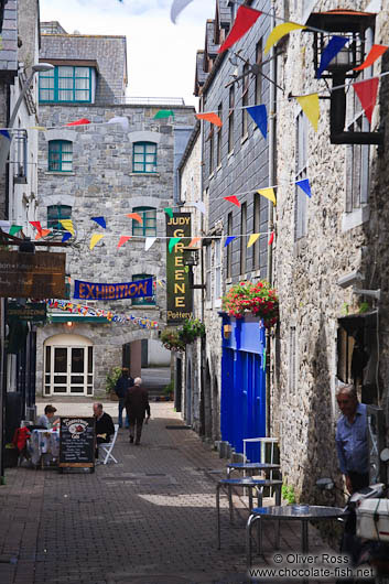 Old street in Galway 