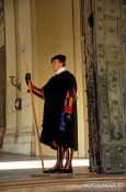 Travel photography:Swiss Guard in the Vatican, Vatican