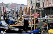 Travel photography:Gondoliere in Venice, Italy